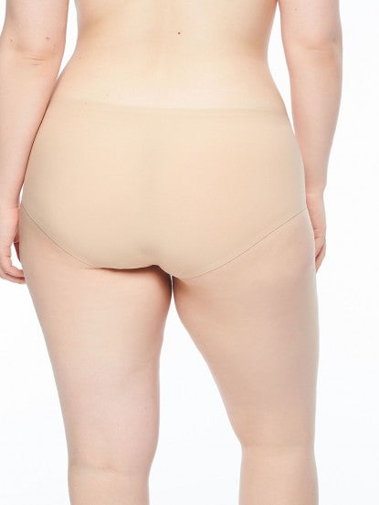 Soft Stretch Hipster (1X - 4X) - Beige