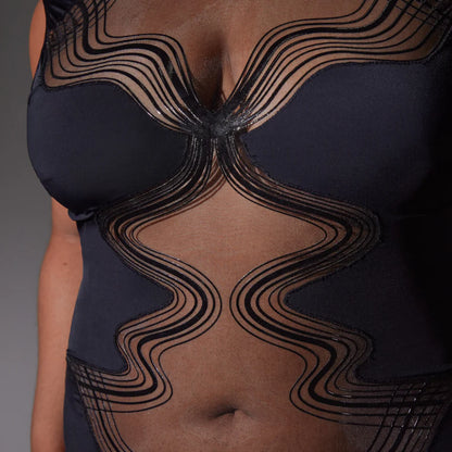 Wavelength Bodysuit - Black