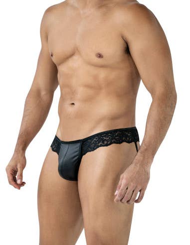 Lacey Jockstrap - Black