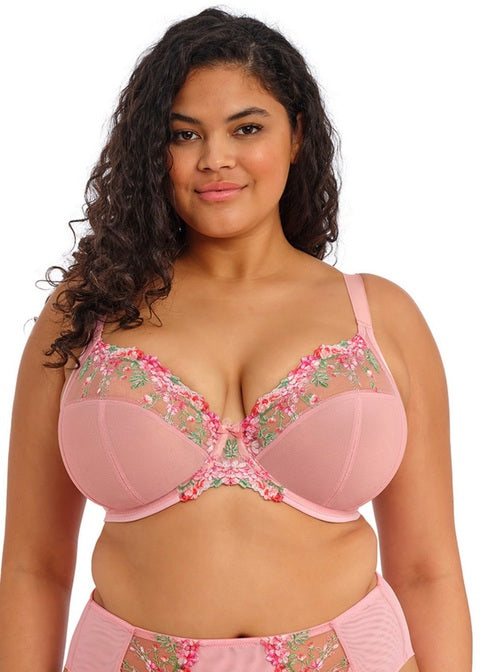 Aerith Plunge Bra - Rose Pink