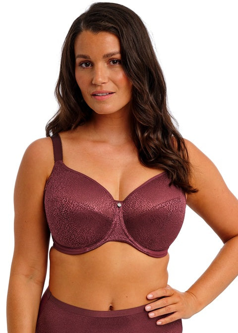 Demure Unlined Full Cup Bra - Fig