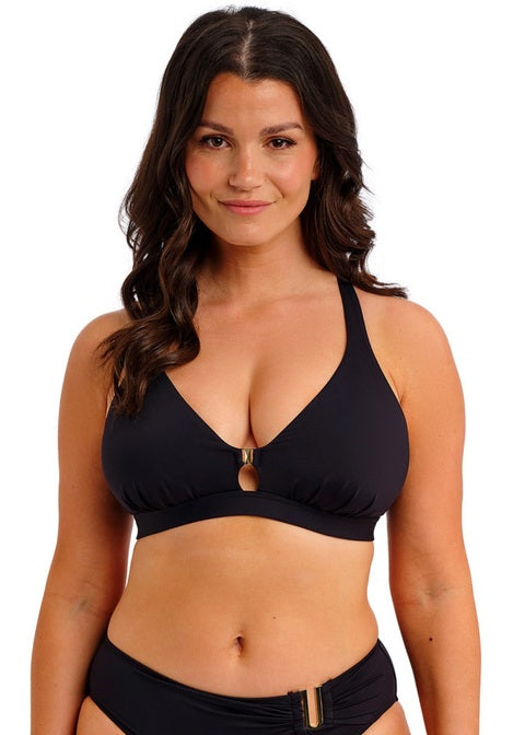 Merissa Non Wired Triangle Bikini Top - Black