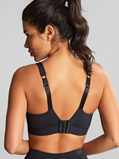 Ultra Perform Non Padded Wired Sports Bra - Black