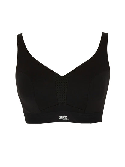 Ultra Perform Non Padded Wired Sports Bra - Black