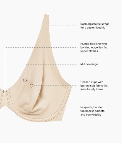 Better Than Braless Underwire Bra - Sand Light Nude