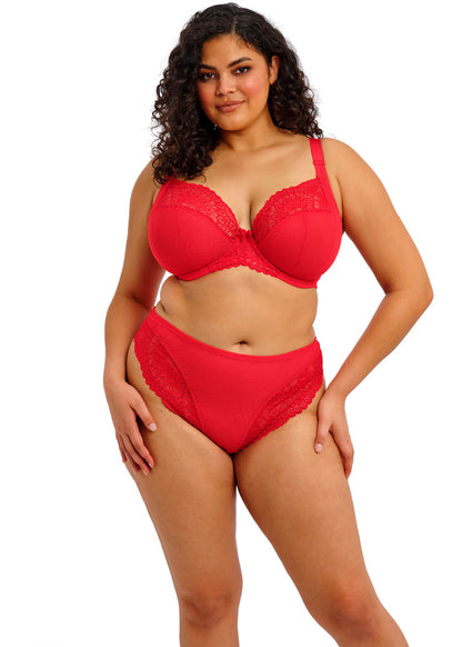 Tiernie Stretch Plunge Bra - Red