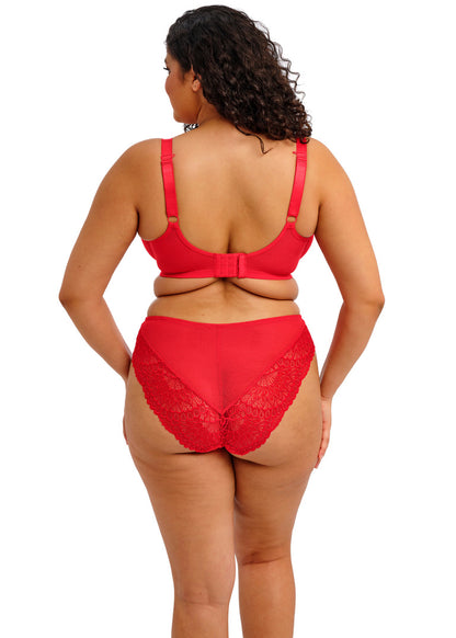 Tiernie Stretch Plunge Bra - Red