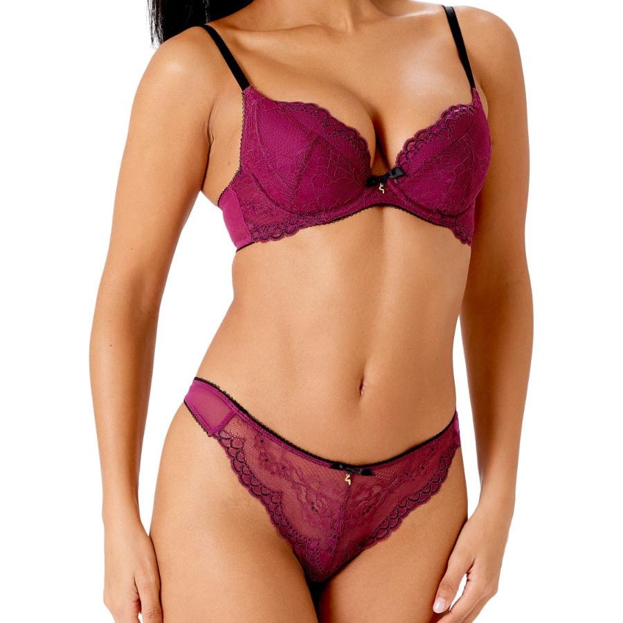 Superboost Lace Thong - Purple Potion