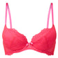 Superboost Lace Non-Padded Plunge Bra - Rose Red