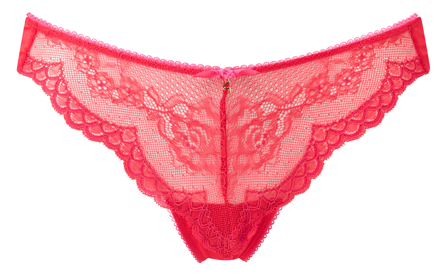 Superboost Lace Thong - Rose Red