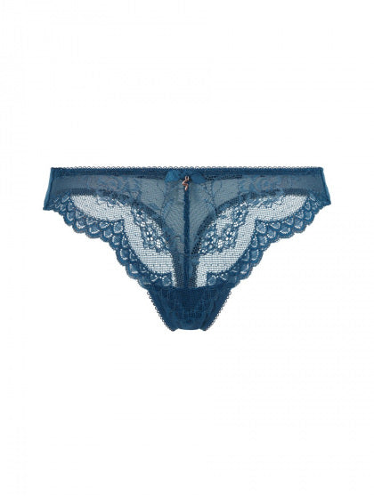 Superboost Lace Thong - Deep Teal Blue