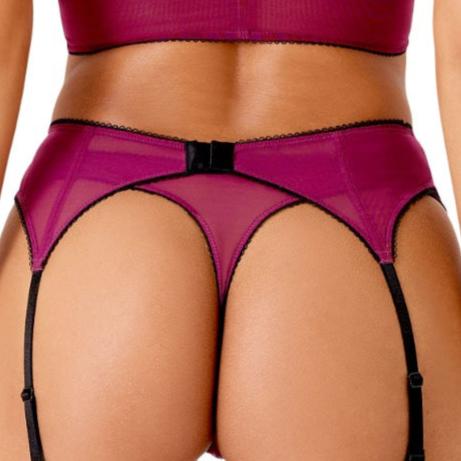 Superboost Lace Suspender - Purple Potion