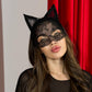 Sexy Lace Cat Mask - Black