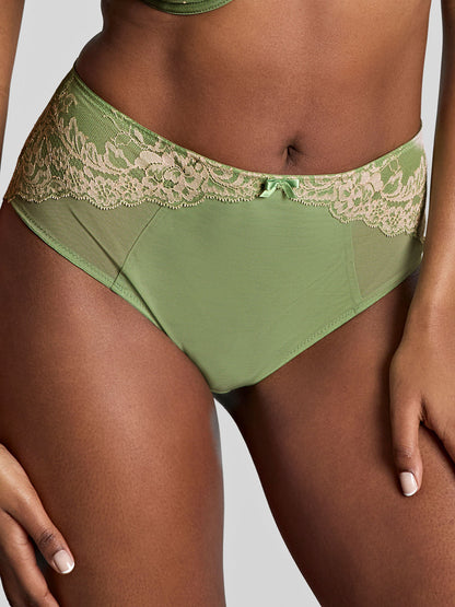 Ana Deep Brief - Sage Green/Sand Nude