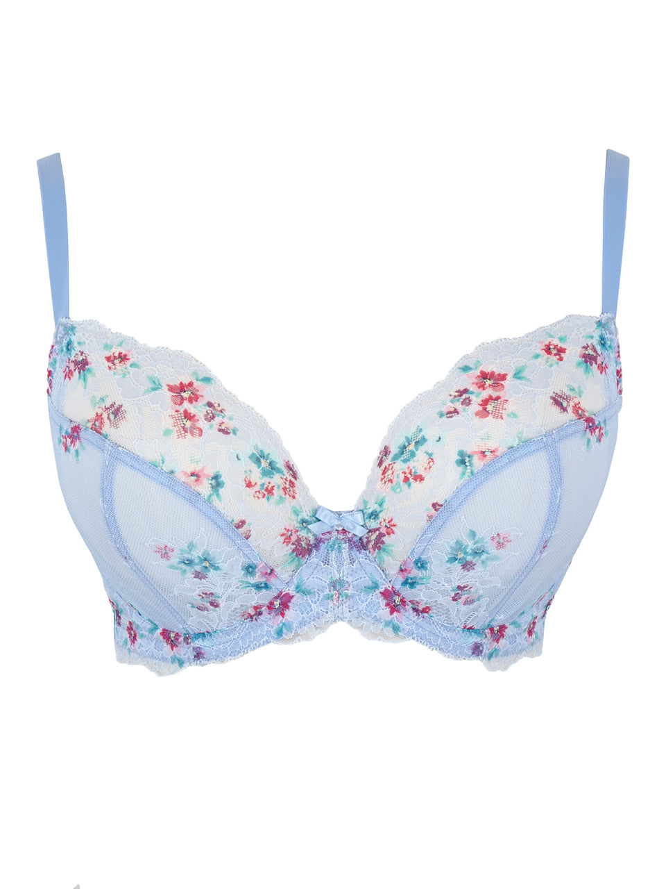 Ana Plunge Bra - Cornflower Blue