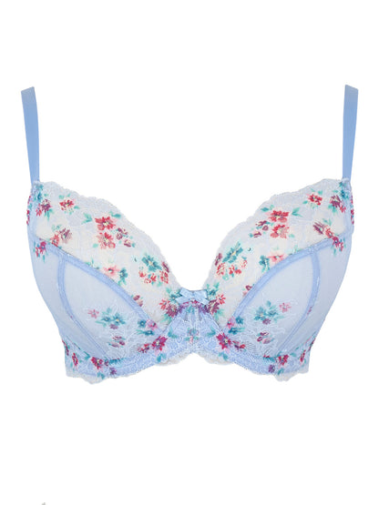 Ana Plunge Bra - Cornflower Blue