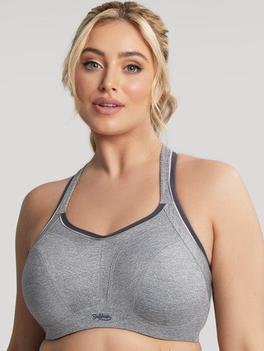 Sculptress Non-Padded Sports Bra - Grey