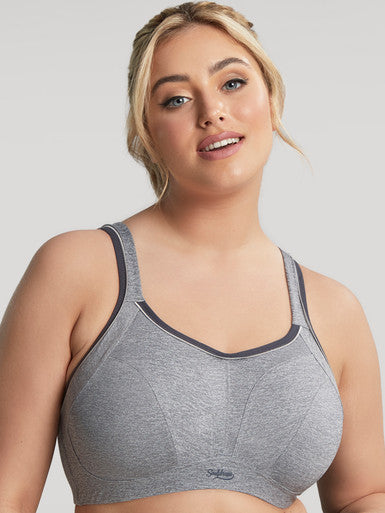 Sculptress Non-Padded Sports Bra - Grey