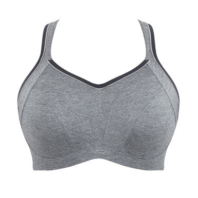 Sculptress Non-Padded Sports Bra - Grey