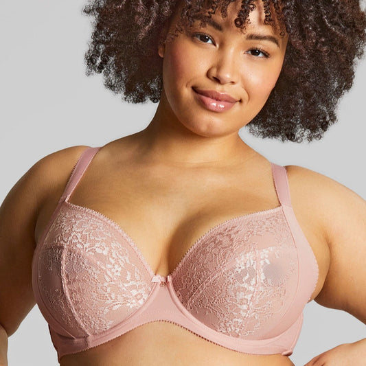 Roxie Plunge Bra - Misty Rose