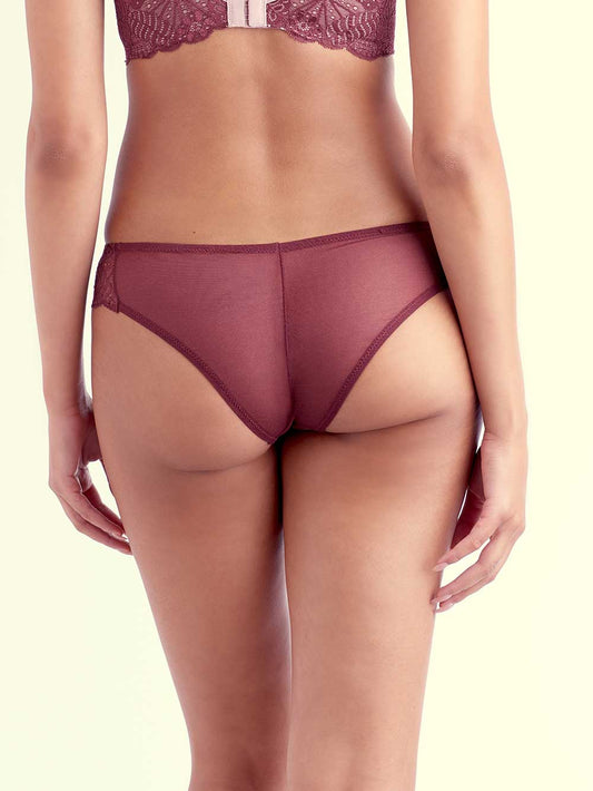 Ashly Panty - Cabernet/Rose