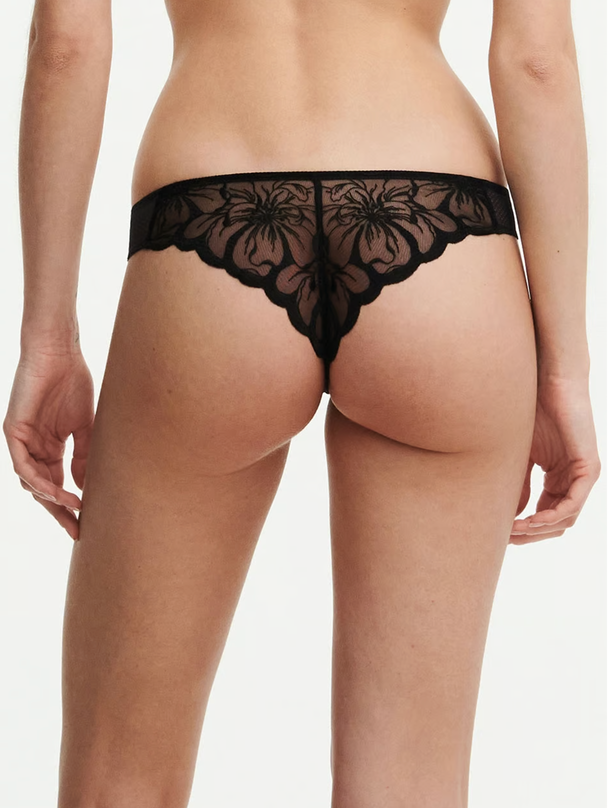 Fleurs Tanga - Black