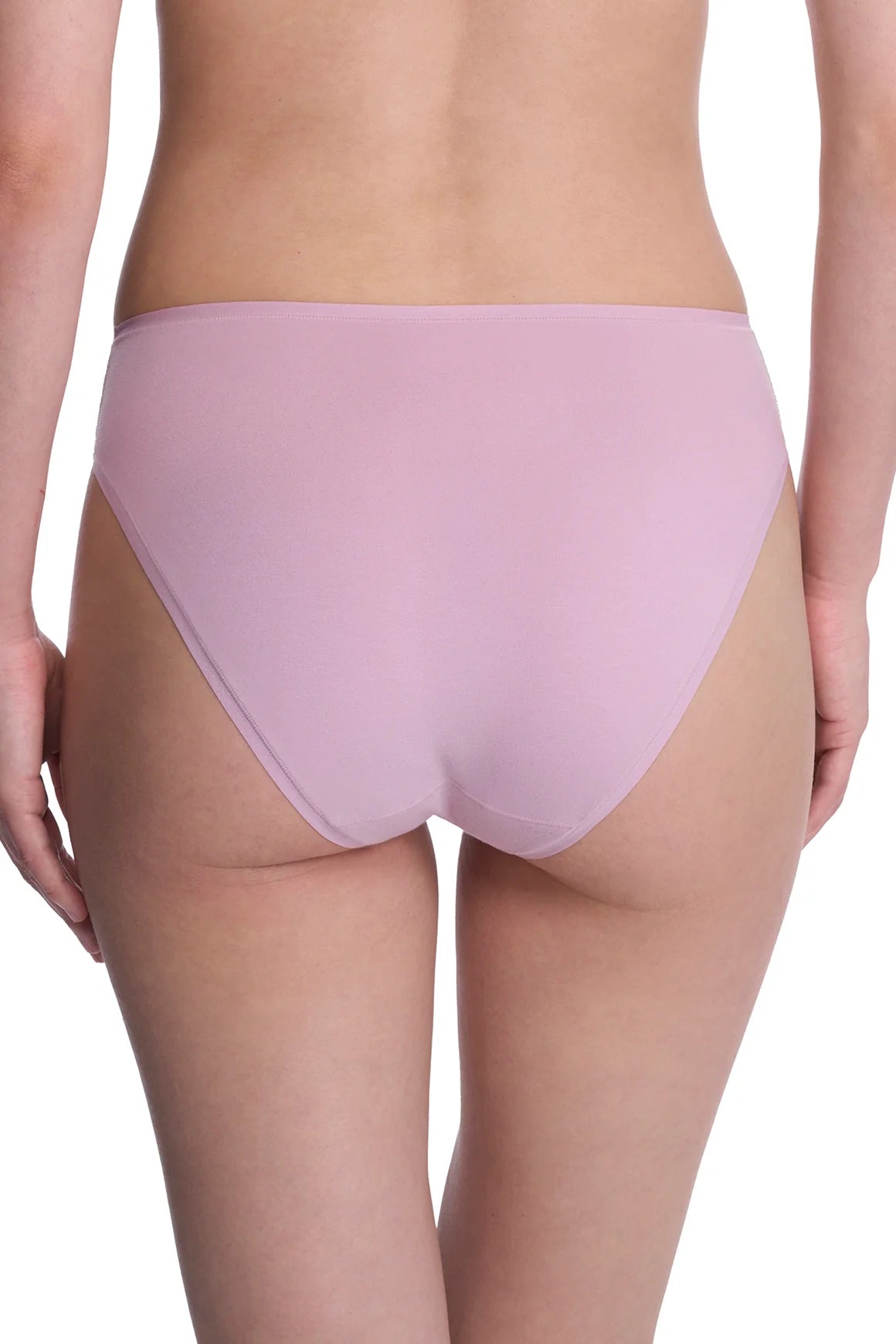 Bliss Bare Cotton High Cut Brief - Rose Mist