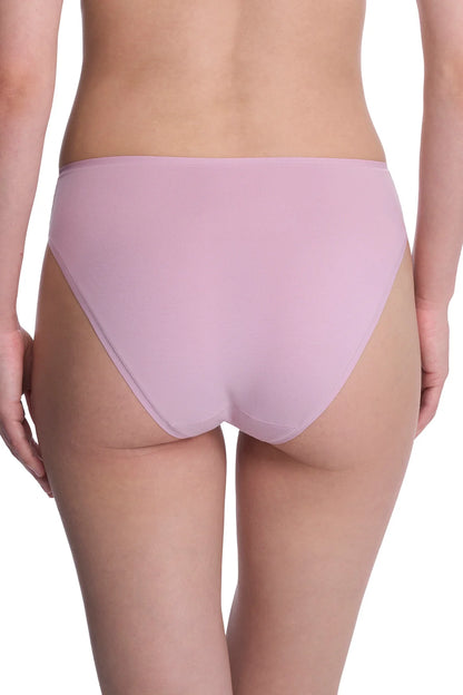 Bliss Bare Cotton High Cut Brief - Rose Mist
