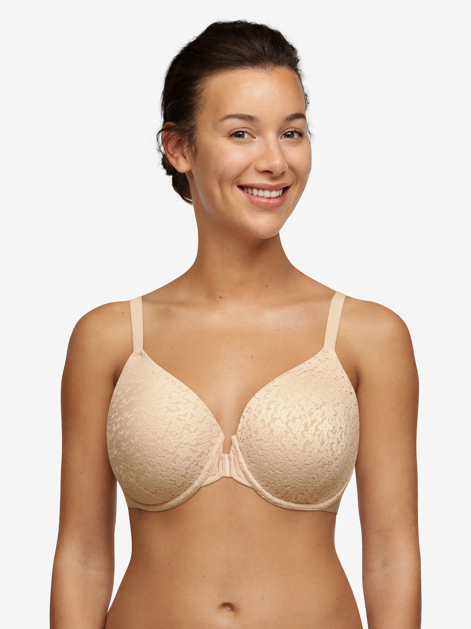 Norah - Comfort Front Closure Bra - Organic Nude