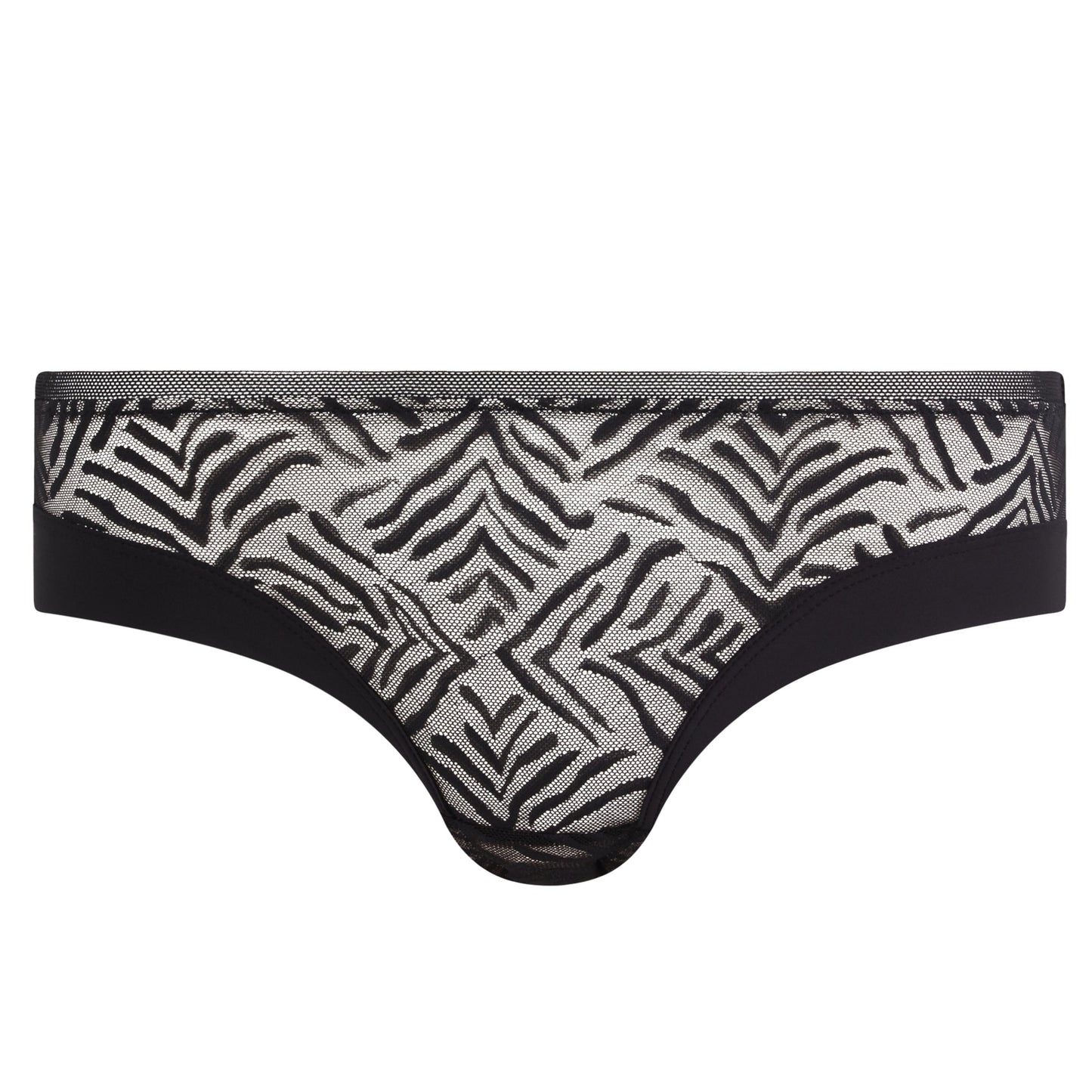 Graphic Allure Lace Hipster - Black