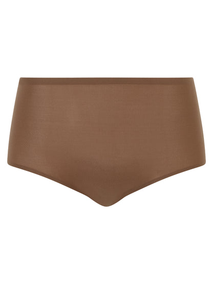 Soft Stretch High Waist Brief - Cocoa Brown