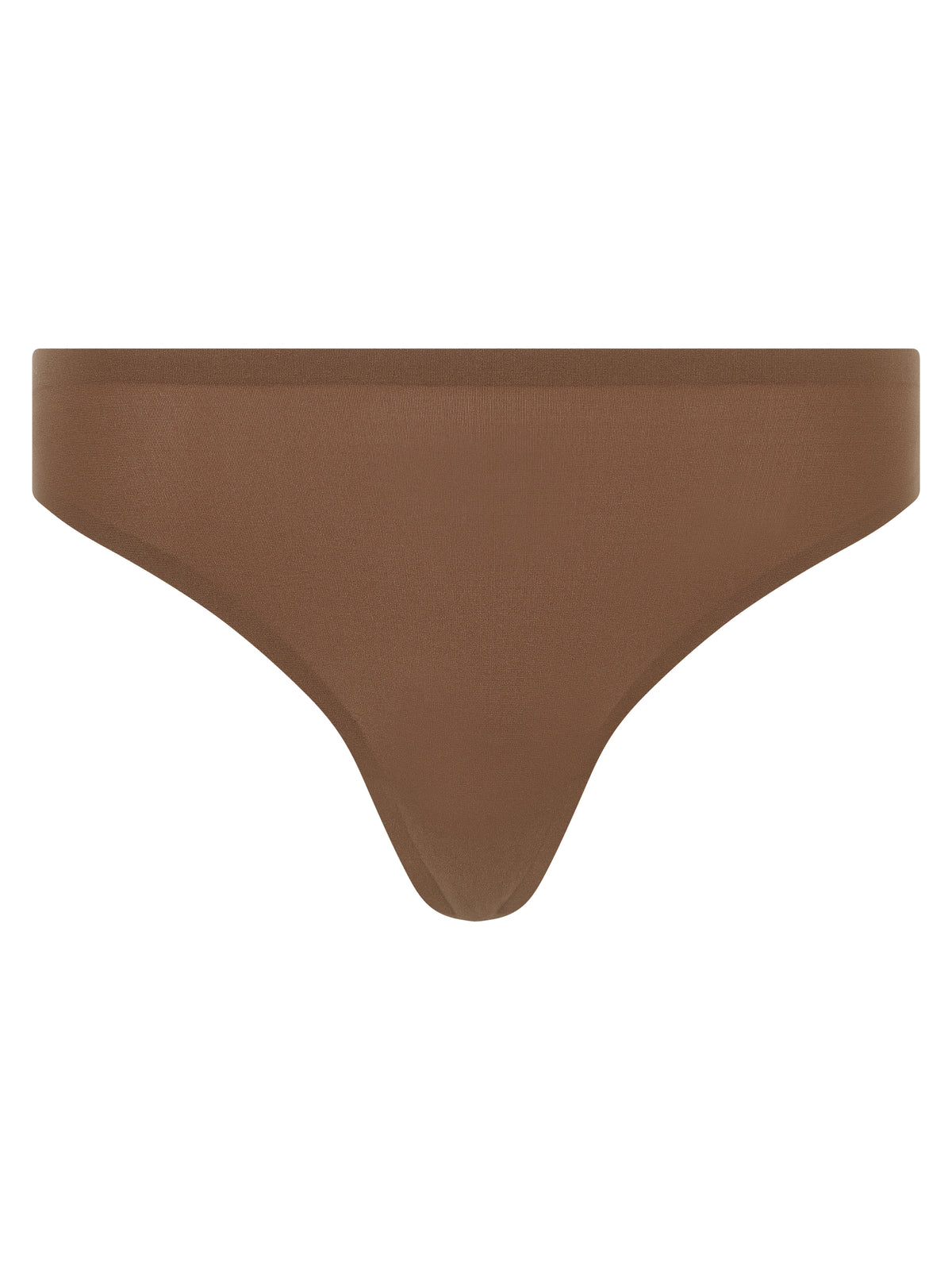 Soft Stretch Thong - Cocoa Brown