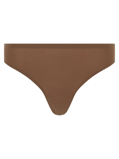 Soft Stretch Thong - Cocoa Brown