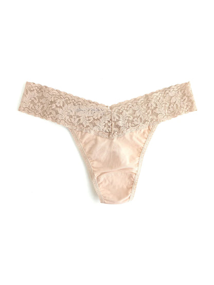 Cotton Regular Rise Thong - Chai