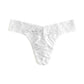 Cotton Regular Rise Thong - White