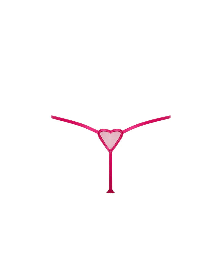 Valentines Day Thong Hot Pink