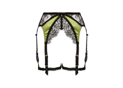 GlamCatchers Suspender - Black/Olivine