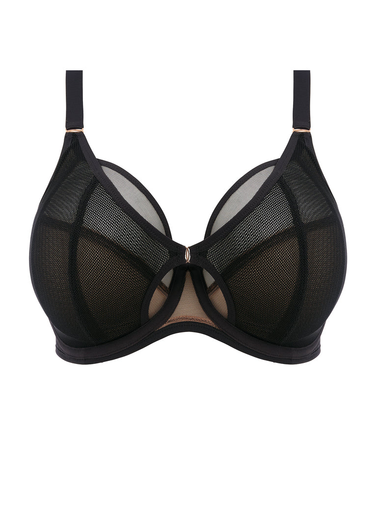 Kintai Plunge Bra - Black