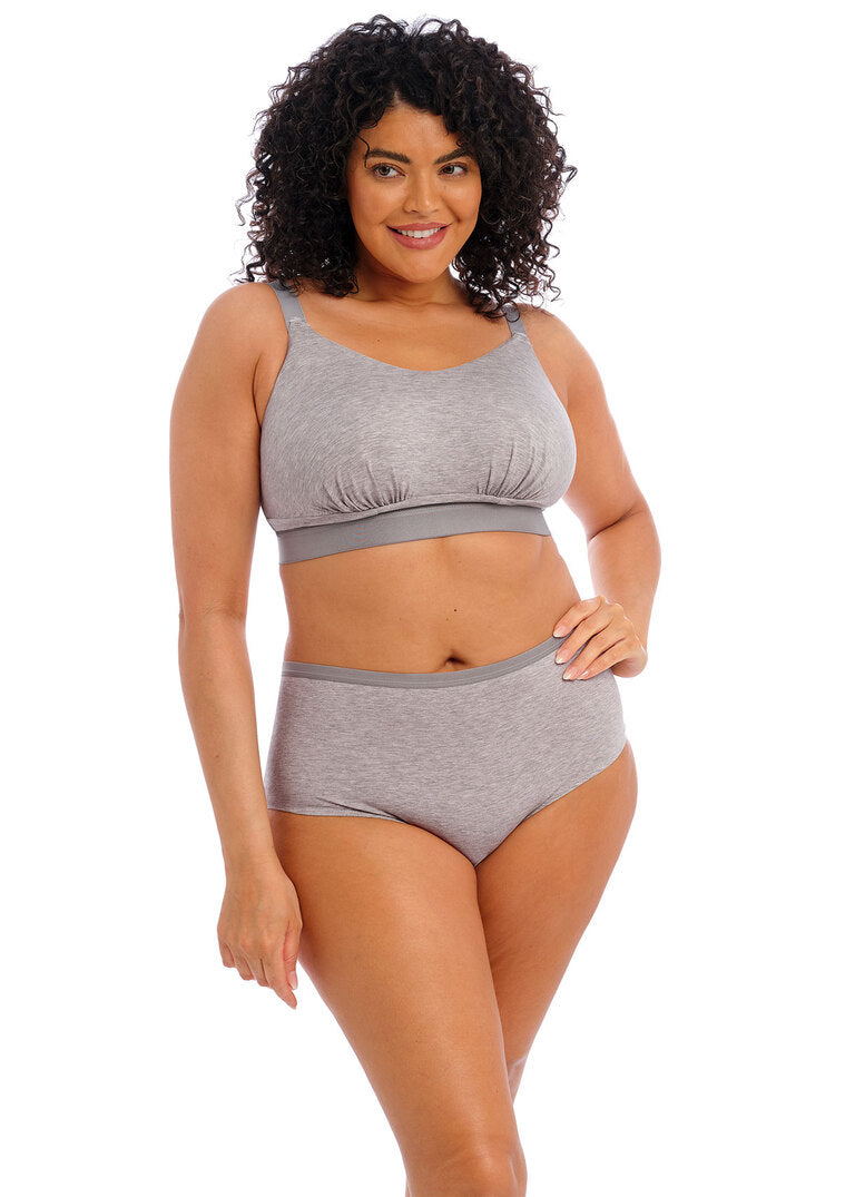 Downtime Wireless Bralette - Grey Marl