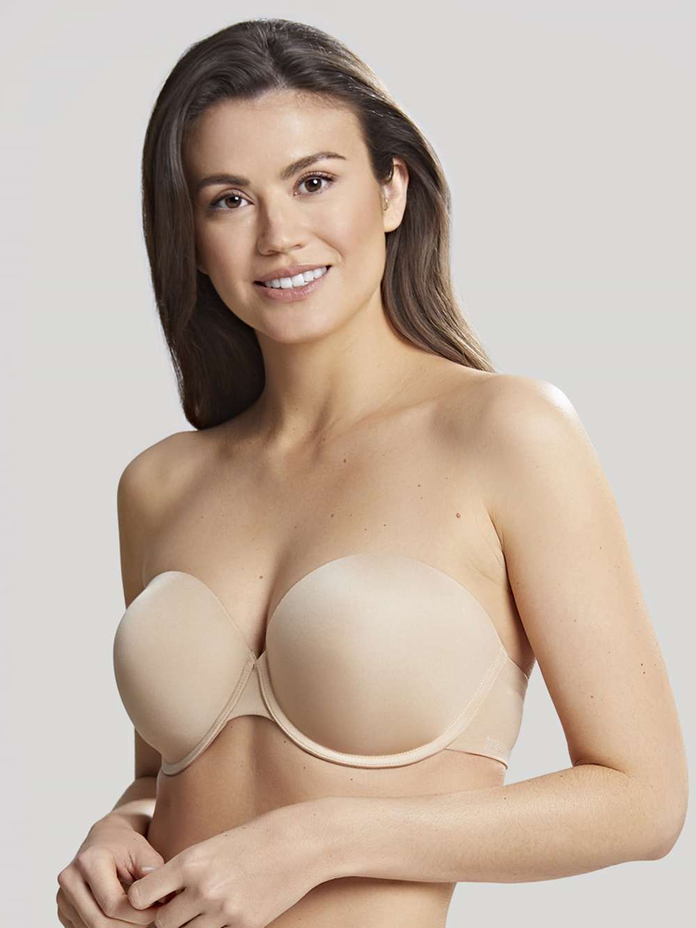 Porcelain Elan Strapless - Beige