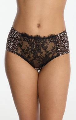 Entice Brief - Black/Leopard