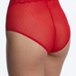 Entice High Waist Brief - Bright Cherry