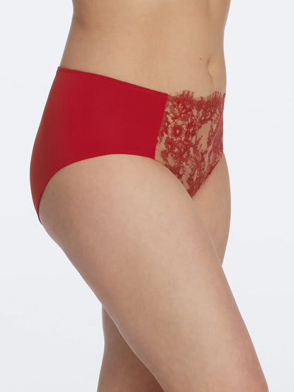 Entice Brief - Lipstick Red/Nylon