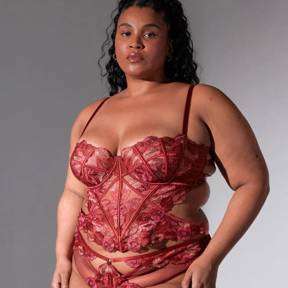 Eye Candy Bustier - Ruby