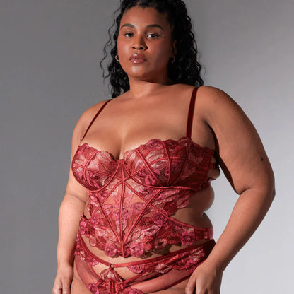 Eye Candy Bustier - Ruby