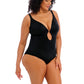 Plain Sailing Non-Wired Plunge One-Piece Swimsuit - Black