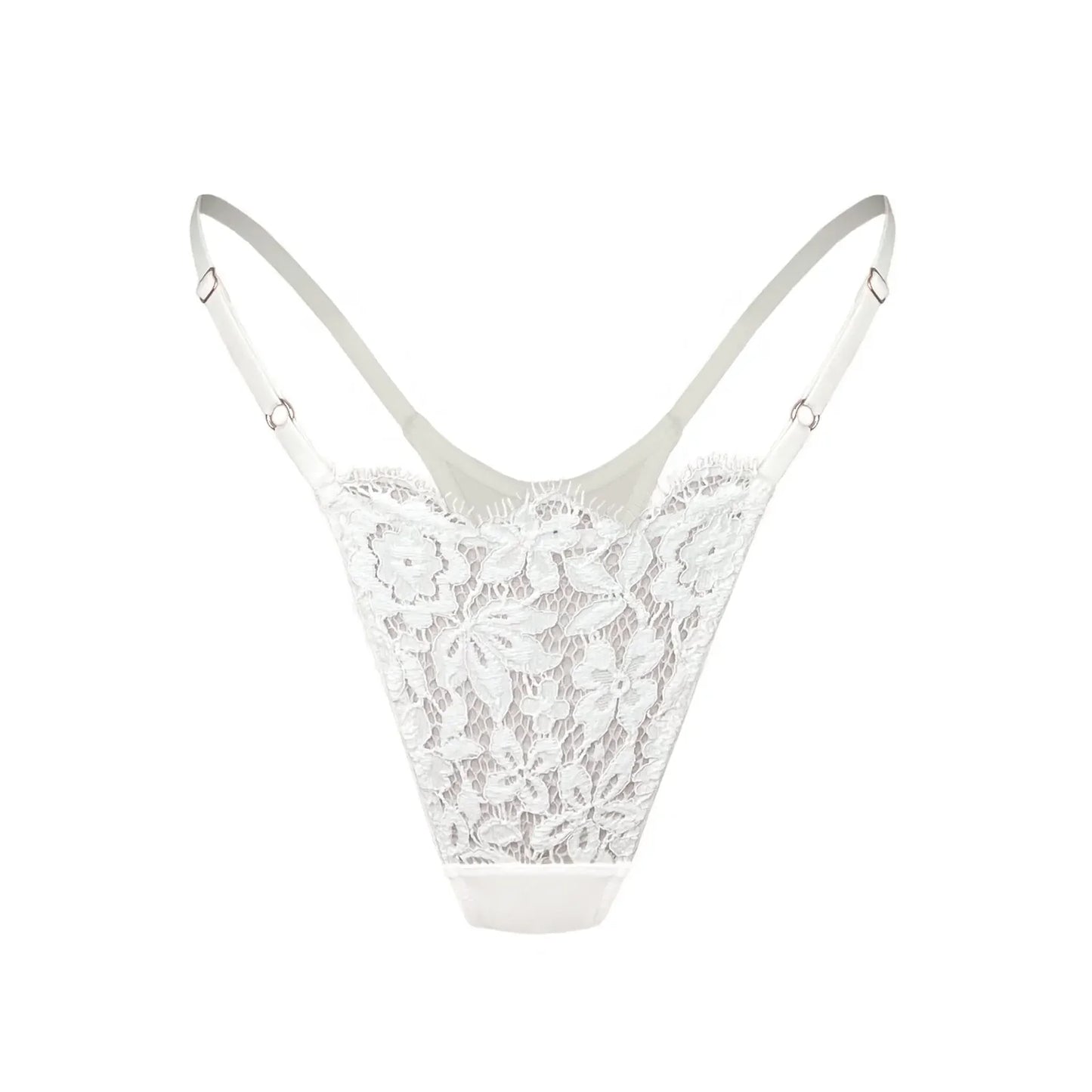 Frisson Micro-G Thong - Crystal White
