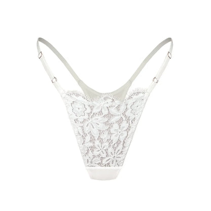 Frisson Micro-G Thong - Crystal White
