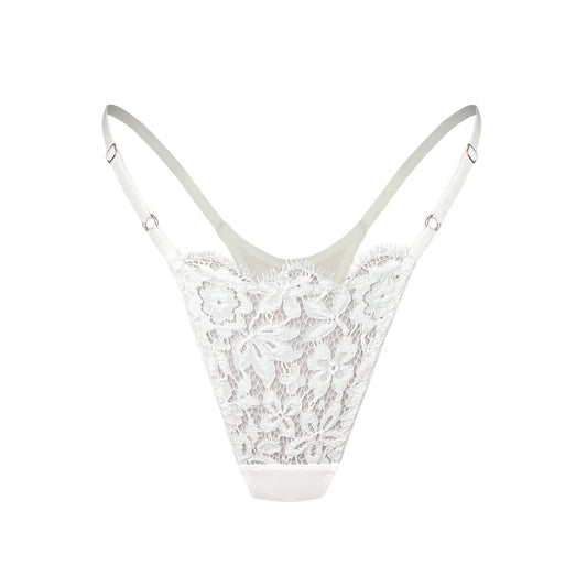 Frisson Micro-G Thong - Crystal White