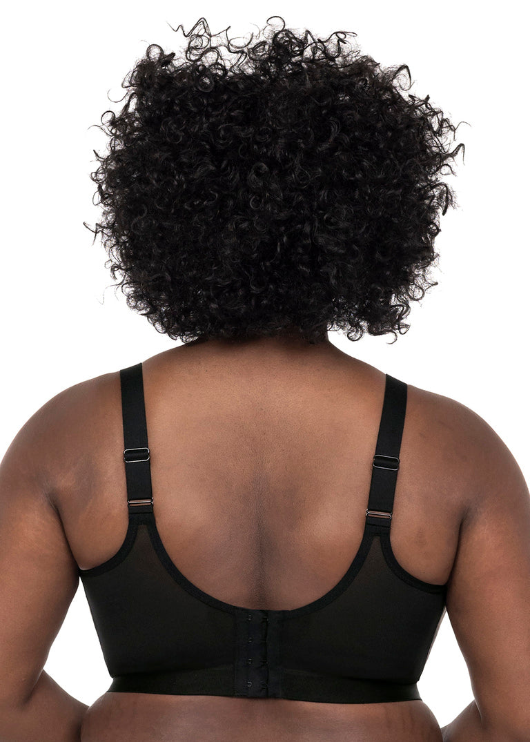 Goddess Sport Snake Wireless Sports Bra - Black